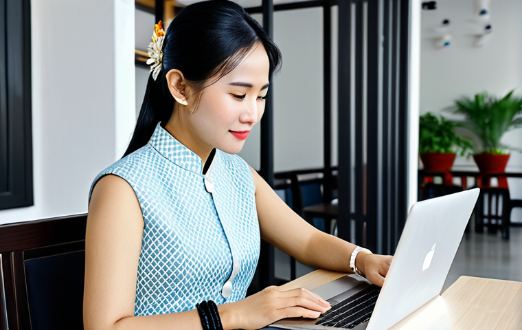 포스트휴머니즘과 신체 개념의 변화 - Tech-Enhanced Professional**

"A professional Vietnamese businesswoman in a tailored &aacute;o d&agrave;i (traditi...