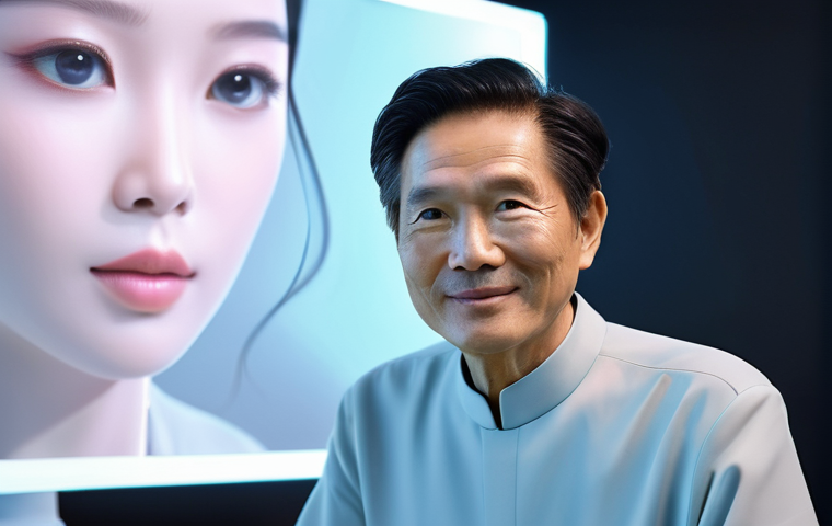 포스트휴머니즘 철학의 국제적 논의 - **Prompt 1: When Technology Blends with Human Identity**
    "A young Vietnamese woman in her mid-20...