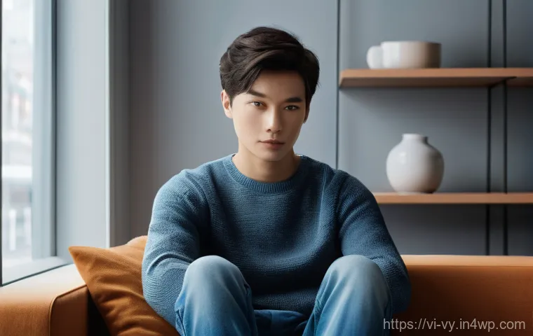 포스트휴머니즘과 인공지능 인간의 정의 변화 - **Prompt 1: Empathy's Reflection in the Digital Age**
A young adult, perhaps in their mid-20s, w...