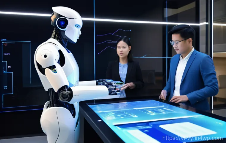 포스트휴머니즘과 인공지능  인간의 정의 변화 - **Prompt 1: Empathy's Reflection in the Digital Age**
    A young adult, perhaps in their mid-20s, w...